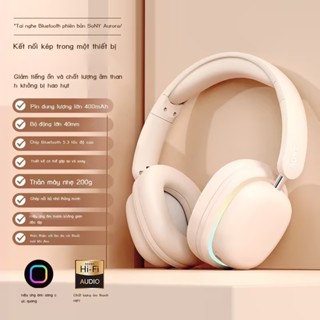 Tai nghe phát sáng Sony Bluetooth âm thanh nổi giảm ồn thoải mái chống thấm nước có mic thích hợp cho Android IOS PC