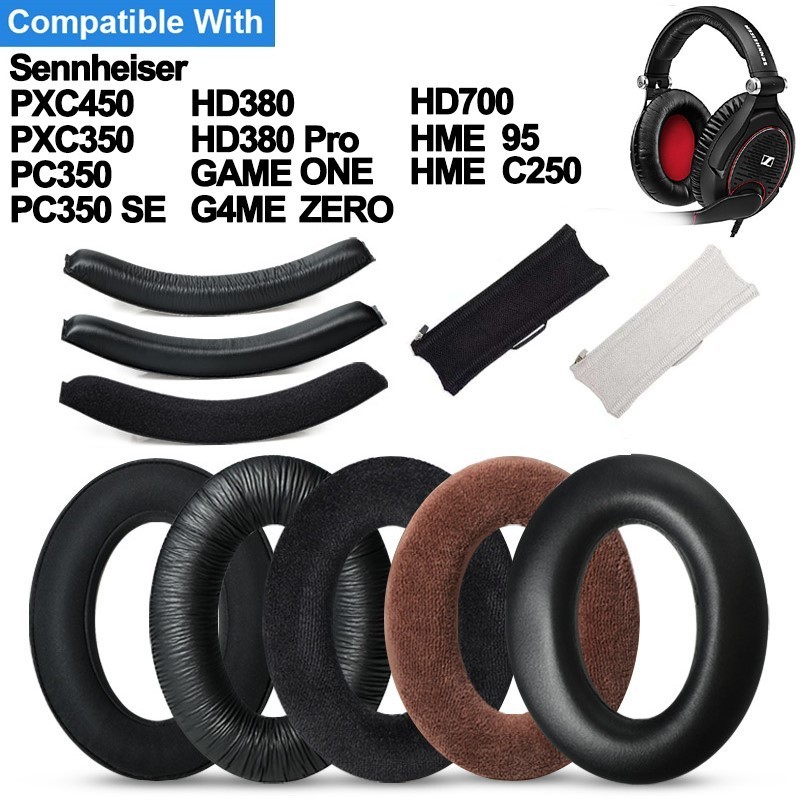 Miếng đệm tai thay thế cho Sennheiser PXC450 PXC350 PC350 / SE HD380-Pro HD700 HME95 HMEC250 TRÒ CHƠ