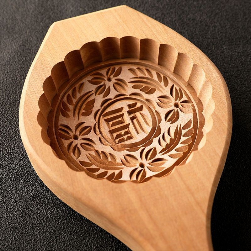 [Khuôn bánh trung thu] Puff Puff Pastry Green Cake Printing Công nhận khuôn Qingmingguo Hakka Pastry