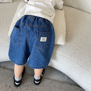 Bé Trai Quần Short Denim Trẻ Em Quần Mùa Hè Bé Trai Bé Mùa Hè Quần Mỏng Phong Cách Trẻ Em Quần Mặc Ngoài