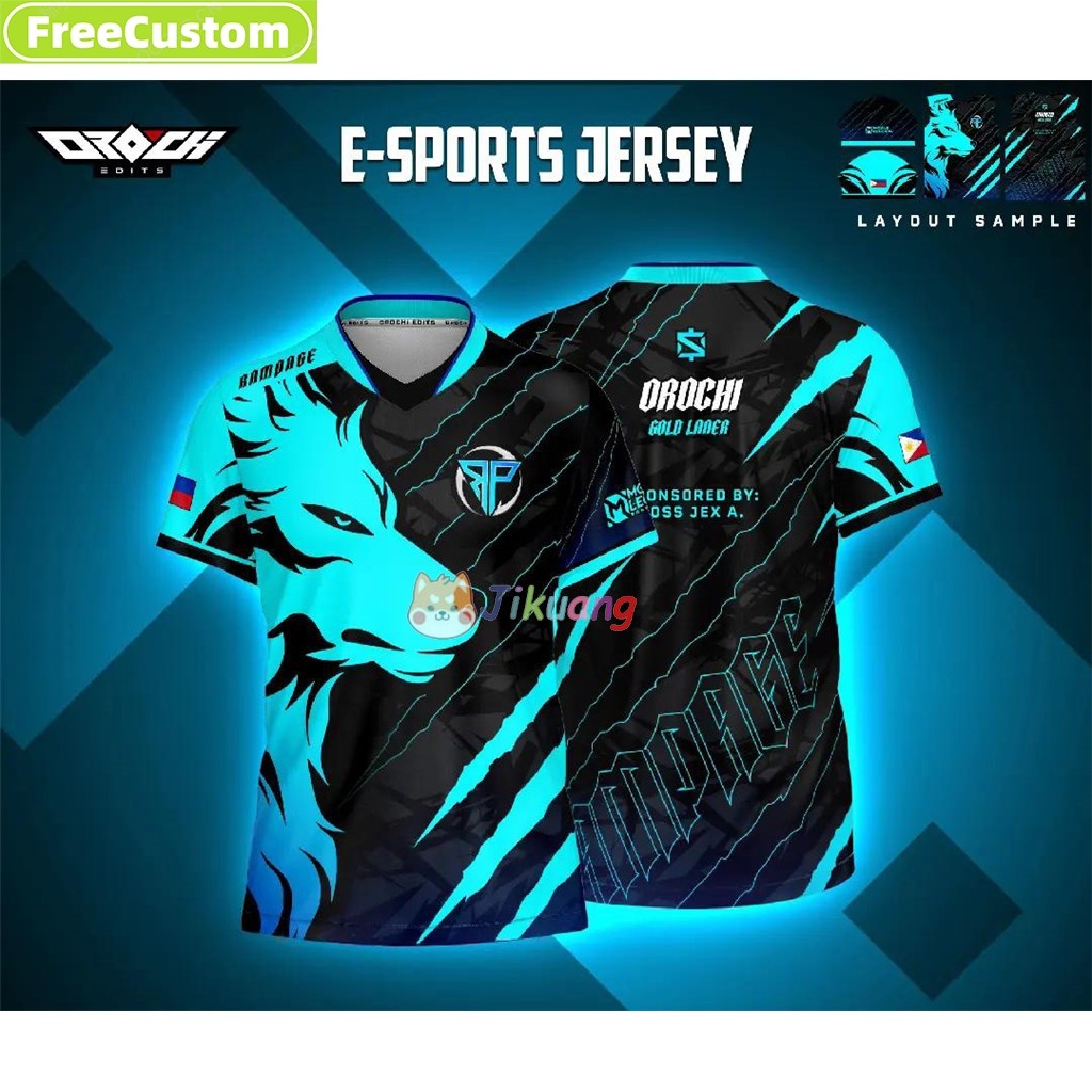 Jersey Esport Legends với dịch vụ miễn phí tùy chỉnh tên