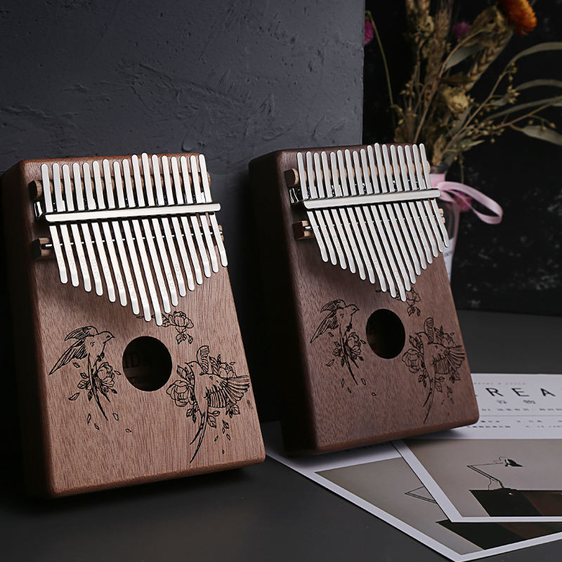 = 24 Giờ Kasida Ngón Tay Cái Piano kalimba 17-Tone kalimba Người Mới Bắt Đầu Ngón Tay Piano kalimba Nhạc Cụ