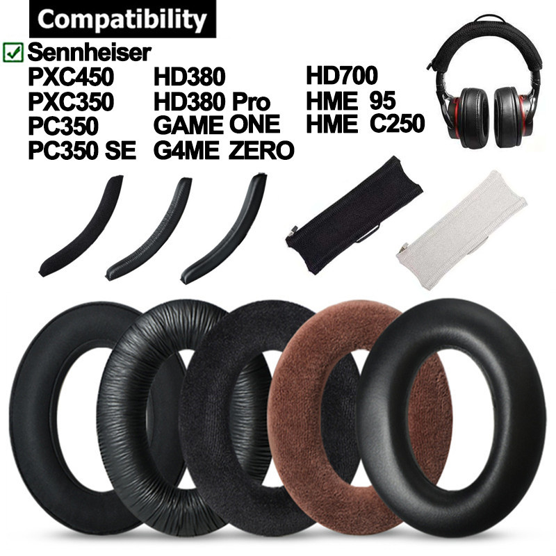 Miếng đệm tai nghe cho Sennheiser PXC450 PXC350 PC350 / SE HD380-Pro HD700 HME95 HMEC250 TRÒ CHƠI ON