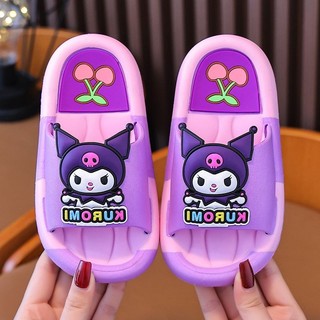 Kuromi Bé Gái Dép Dễ Thương Mùa Hè Phong Cách Mới 2024 Bé Gái Giai Điệu Trẻ Em Dép Công Chúa Sanrio