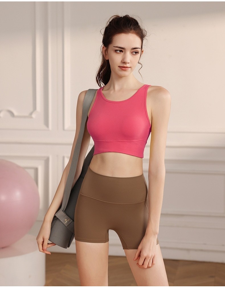 Phù Hợp Với HER Áo Ngực Thể Thao Một Mảnh Cường Độ Cao Chống Sốc Yoga Áo Ngực Tập Hợp Giọt Nước Trở Lại Làm Đẹp Chạy Bộ Thể Dục Xe Tăng Top Nữ