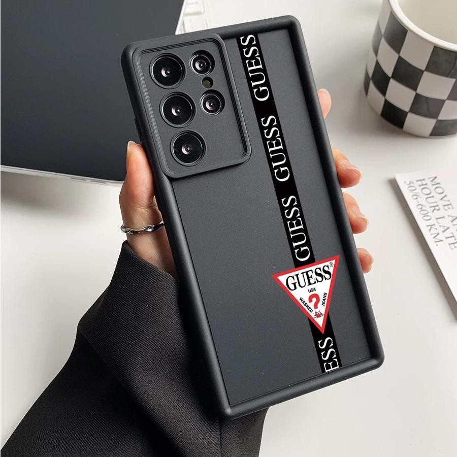 G-GUESS What Ốp Lưng Điện Thoại Samsung Galaxy S25 S23 S24 Ultra S20 S21 FE S22Plus 25Plus