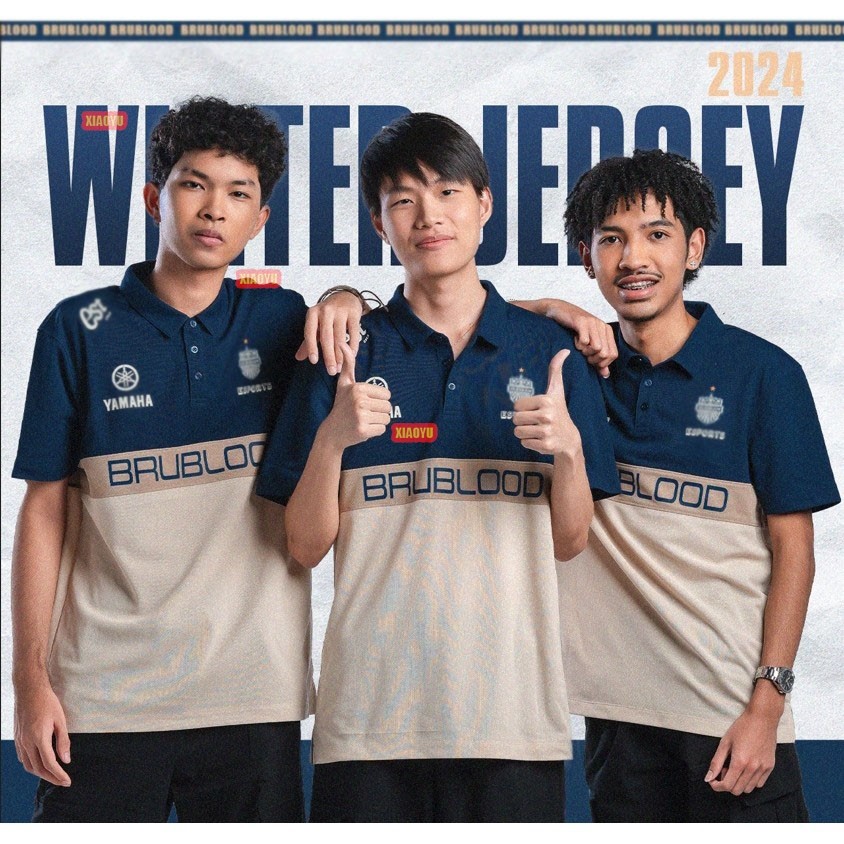 Áo sơ mi đua Buriram E-Sports BRU BLOOD 2024 -Buriram United Esports 2024
