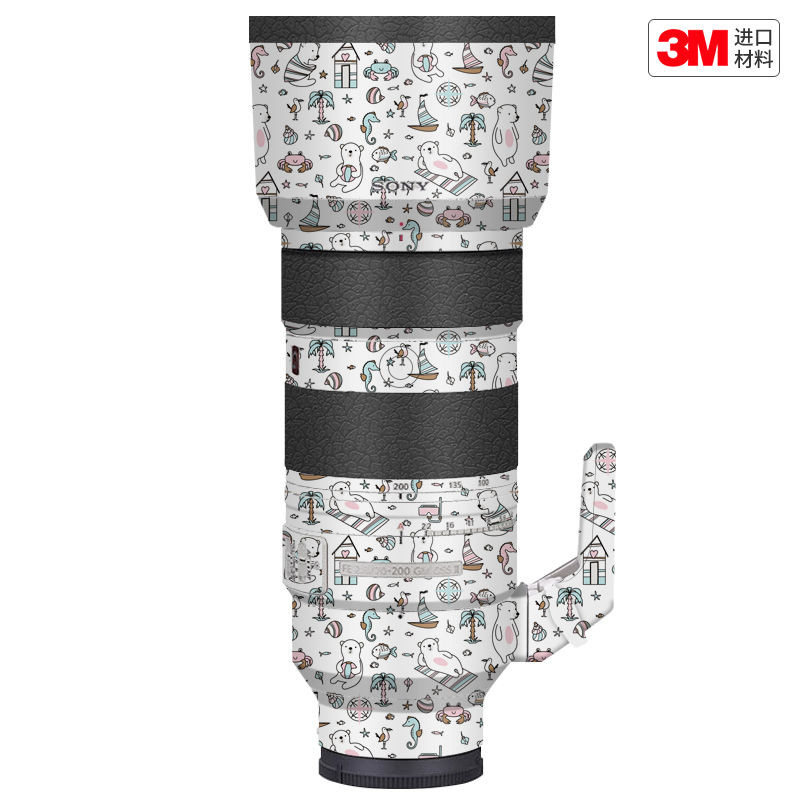 Thích hợp cho Sony FE70-200 F2.8 Phim bảo vệ ống kính thế hệ thứ hai Nhãn dán hoạt hình trọn gói 3M