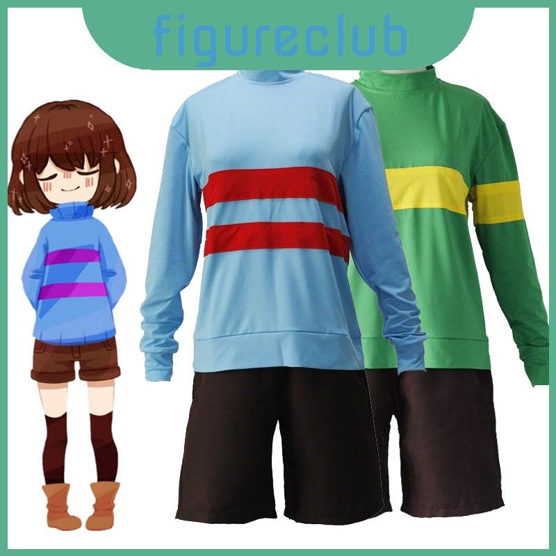 Trang phục cosplay nhân vật Frisk Premium Undertale, chi tiết tinh tế, bền đẹp