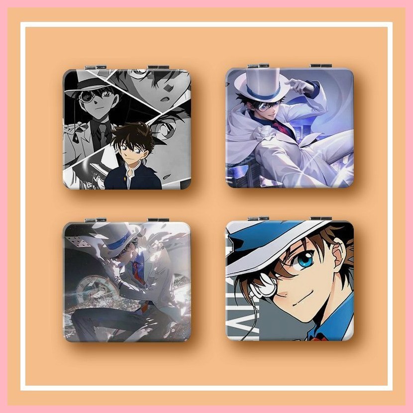 [GUYN] Gương trang điểm Gương gấp Kaito Kid Kaito Kid Gương trang điểm Kid Ký túc xá sinh viên Vỏ sò