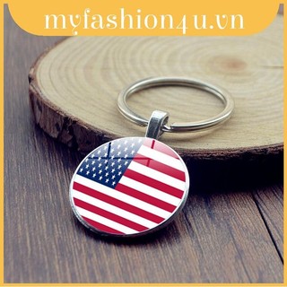 Móc khóa cờ thanh lịch của Pháp Móc khóa hợp kim kẽm Thiết kế đơn giản hiện đại