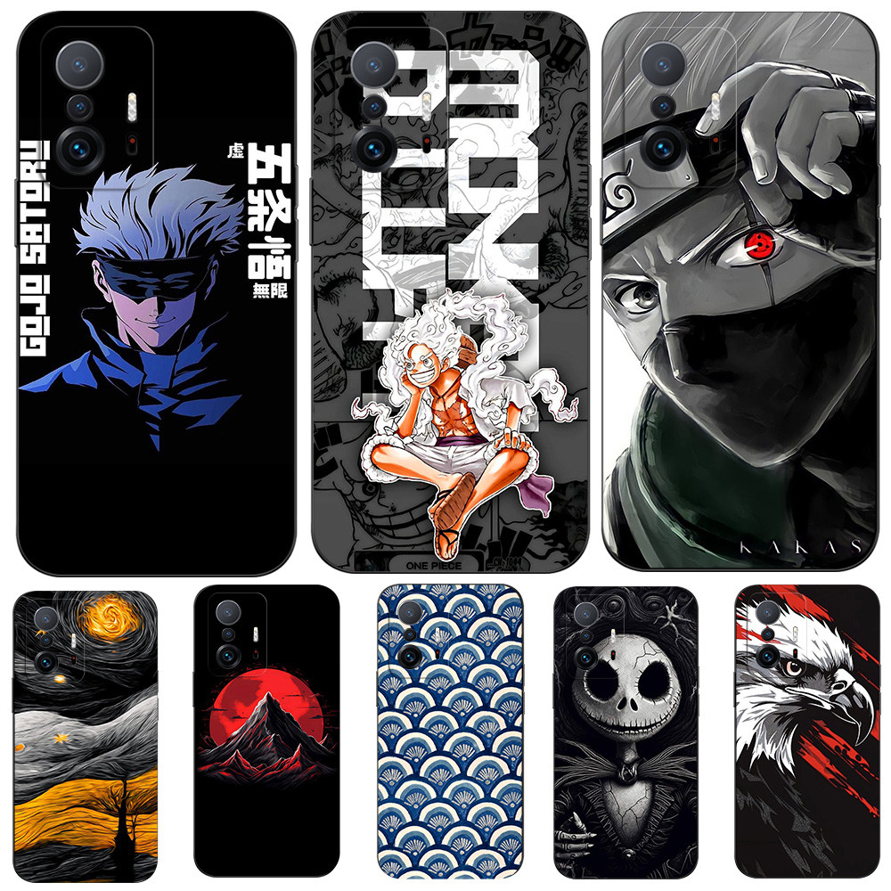 Ốp Lưng Cho Xiaomi 11T 11T Pro Mềm Ốp lưng Silicon Xiaomi11T mi 11 T 11TPro Đen tpu Ốp Lưng Mát Anim