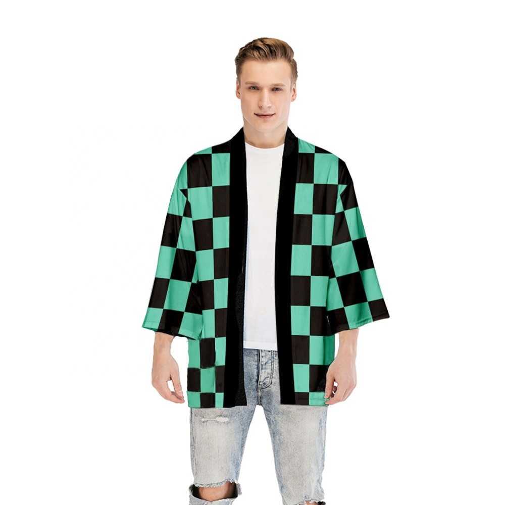 75 Demoned Slayer Kimetsu No Yaiba Cosplay In 3D Áo Choàng Hoạt Hình Haori Kimetsu