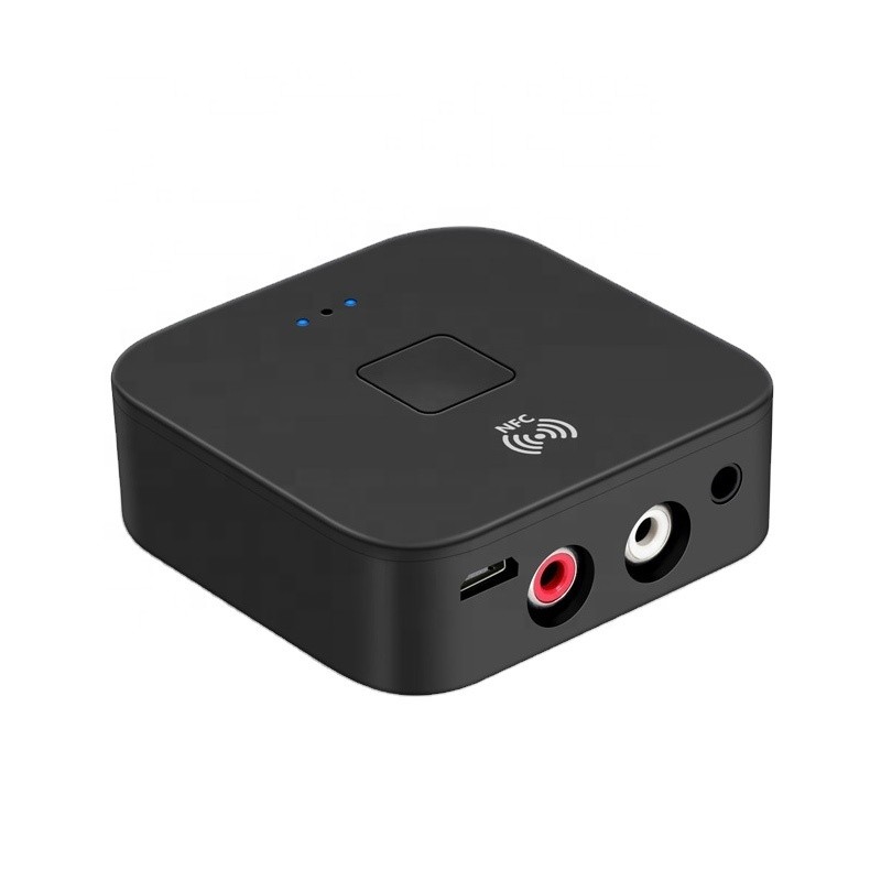 NFC Bluetooth 5.0 Receiver 3.5Mm RCA Hi-Fi Wireless Adapter Bt5.0 Bộ Thu Bluetooth Xe Hơi