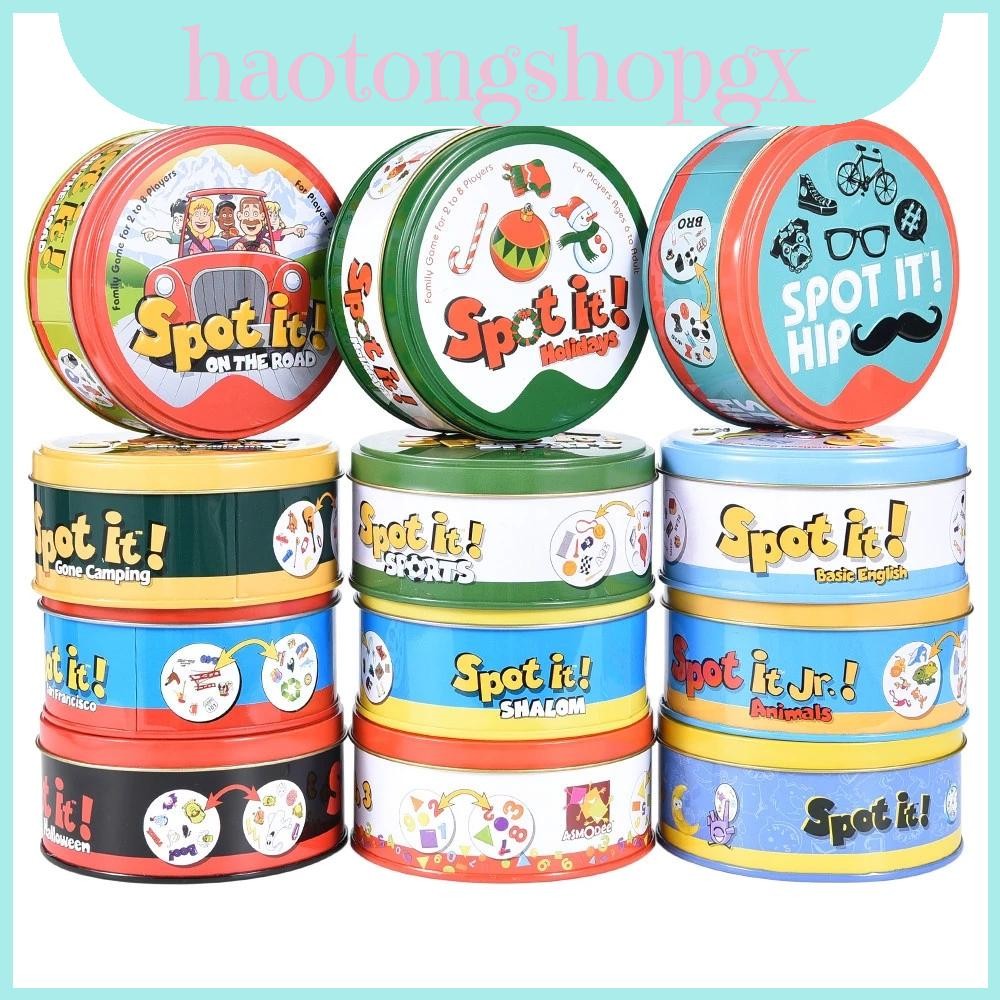 Dobble Spot Thẻ chơi độc đáo để thu hút sự chú ý và nhận thức trực quan