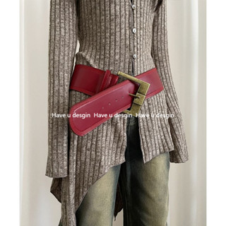 Có bạn desgin
 Thiết Kế Phong Cách Punk Cảm Thấy Phiên Bản Rộng Thắt Lưng Nữ Wasteland Mỹ Hot Girl Phong Cách Dây Lưng Phù Hợp Với Váy Quần Jean Thắt Lưng hẹp