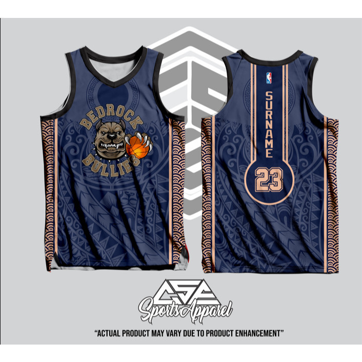 BEDROCK BULLIES SUBLIMATION BASKETBALL JERSEY TÊN TÙY CHỈNH MIỄN PHÍ, TÊN VÀ SỐ