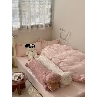 Quái Vật Pie Cùng Phong Cách Thỏ Lâu Hà Mã Dài Dải Gối Ký Túc Xá Phòng Ngủ Gối Ngủ Có Chân Làm Dịu Búp Bê Có Thể Tháo Rời Có Thể Giặt Được