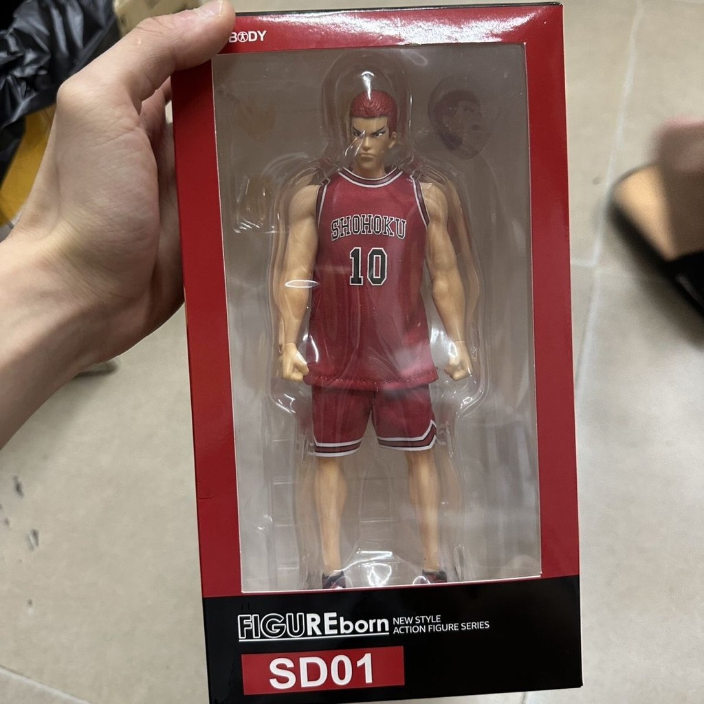 MỘT SỐ Đồ Chơi SD01 1 / 9 Slam Dunk SLAM Sakuragi Hanamichi Mô Hình Nhân Vật Hành Động