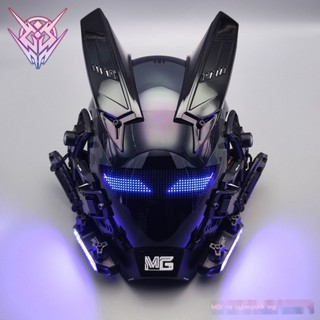 Mặt nạ Cyberpunk gốc APP Kết Nối Bluetooth led Chức năng cảm biến công nghệ sạc mặt nạ led Mặt Nạ