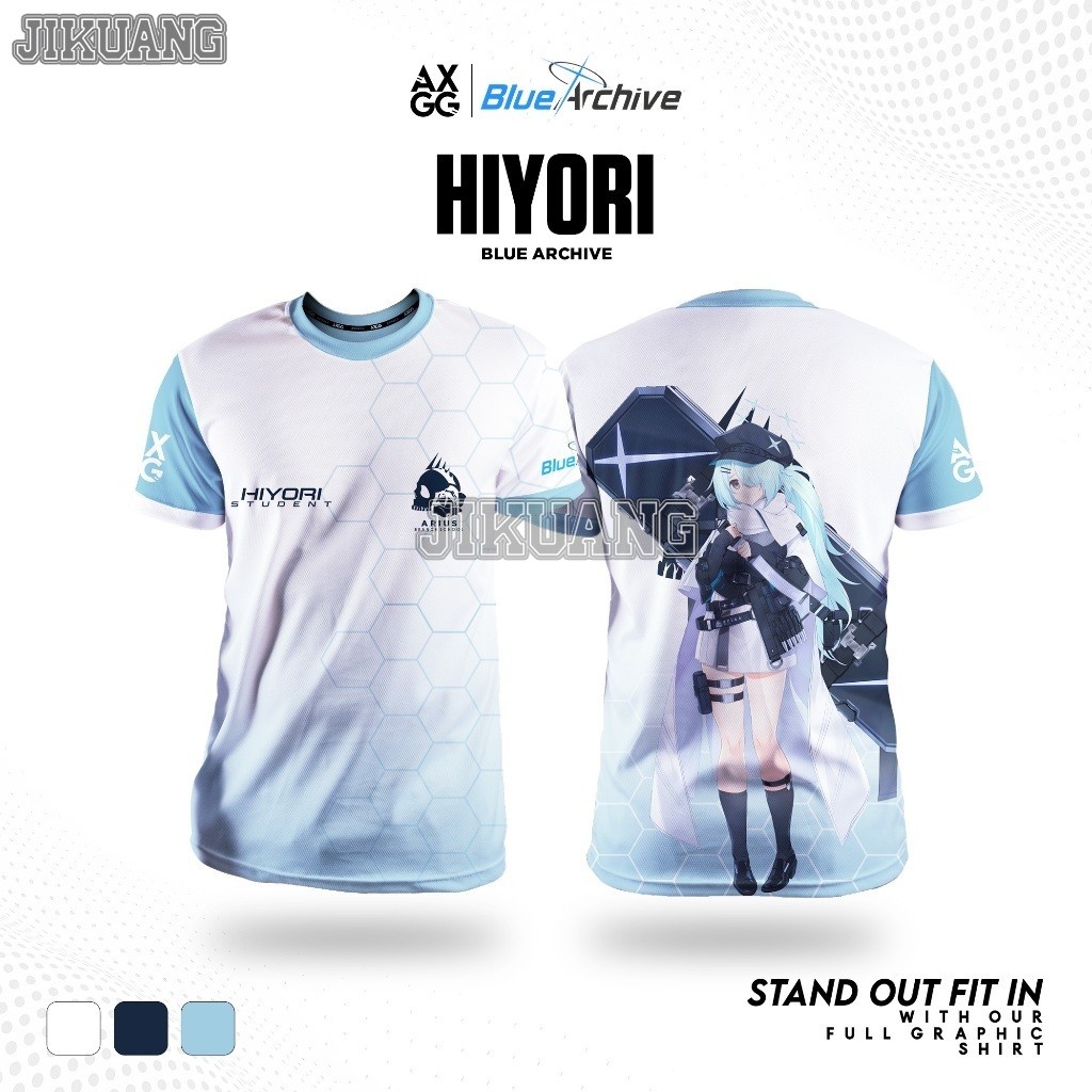 Áo thun chơi game Jersey Blue Archive JK