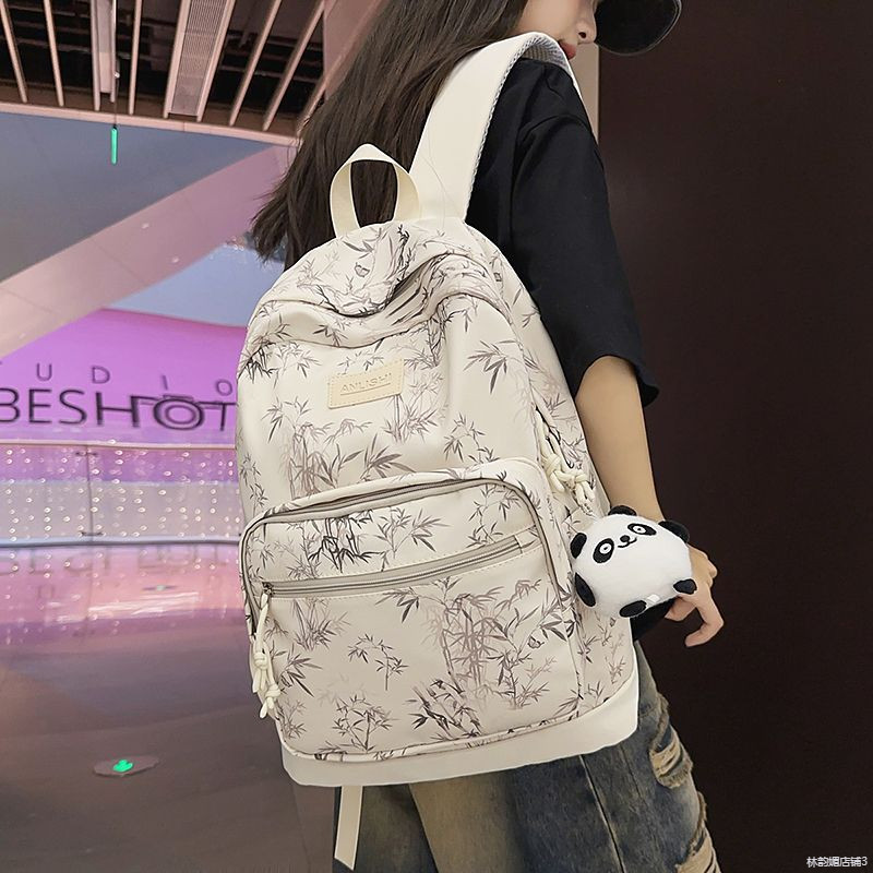 Ba lô mới đơn giản Ins Junior High School School School School Bag Backpack Versatile