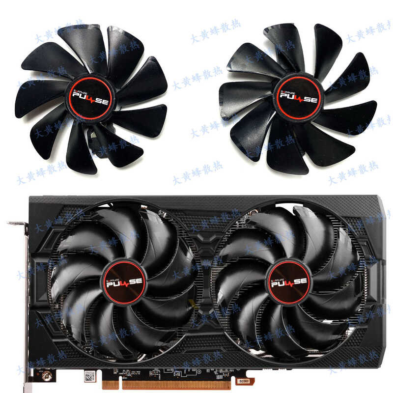 SAPPHIRE Xanh RX5500XT RX5600 5700XT PULSE BE Quạt FD10015M12D