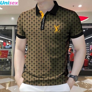 Mới Chấm Bi Họa Tiết Nam Áo Sơ Mi Polo Tay Ngắn Nam Mùa Hè Thoáng Mát Áo Sơ Mi Polo