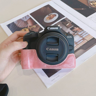 Thích Hợp Cho Canon R50 Vỏ Bảo Vệ R10r8 Túi Máy Ảnh M50 Thế Hệ Thứ Hai M200 Da 200d Đế R62 Vỏ