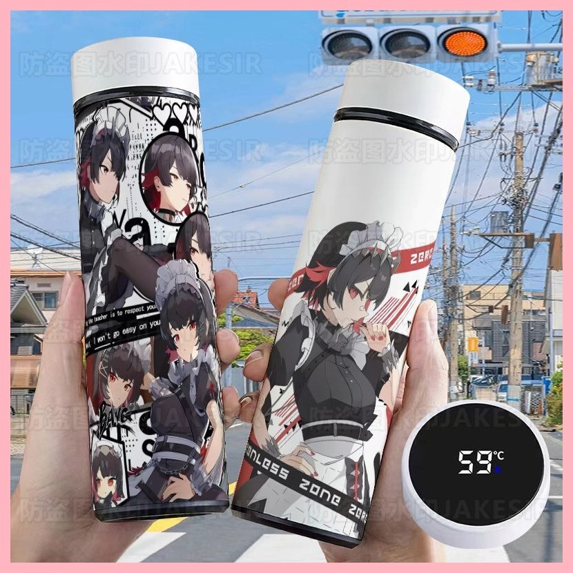 [GUYN] Cốc giữ nhiệt Ellen Joe Shark Girl Ellen Joe Cốc giữ nhiệt thông minh Công suất lớn Thép khôn