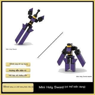 [ HOT Sale ] Tương Thích Với Lego moc Robot Mecha Biến Hình Mini Sword Khối Xây Dựng Đồ Chơi Giáo D