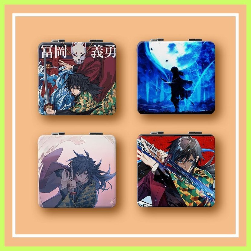 Gương Trang Điểm Gương Gấp Tomioka Giyuu Tomioka Giyuu Gương Trang Điểm Sinh Viên Ký Túc Xá Di Động 