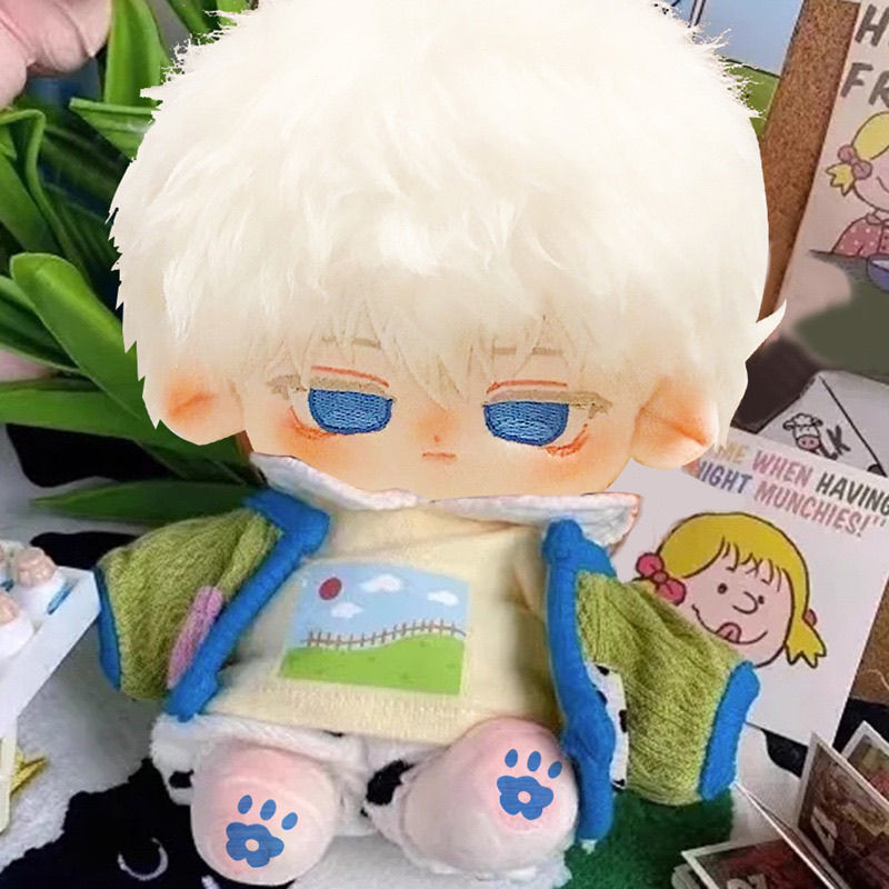 🎀💖Jujutsu Kaisen Búp bê Gojo Satoru Búp bê bông 20cm Geto Suguru đồ chơi nhồi bông bé gái
