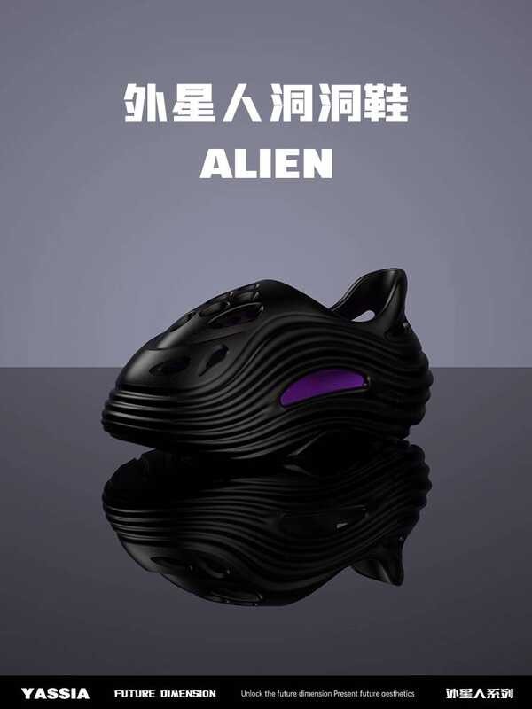 Asian Beam Đế Mềm Shit-Steping Mùa Hè Nam Thoáng Khí Hình Dạng Đặc Biệt Lỗ Giày Ngoài Trời Đi Biển N