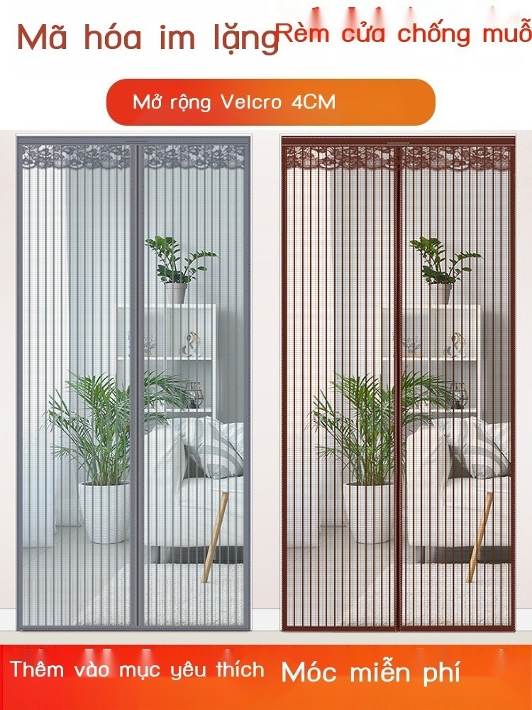 Rèm cửa chống muỗi rèm cửa lưới chống muỗi cửa lưới chống muỗi mùa hè 2023 rèm cửa hút từ tính kiểu