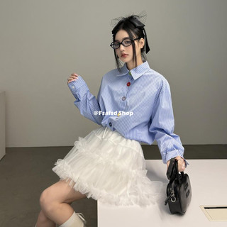 Thiết kế Váy phồng bánh A eo cao hơn Organza