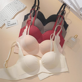 5 Màu Mềm Mại Không Dây Nhỏ Ngực Bé Gái Trẻ Push Up Áo Ngực Chống Chảy xệ 3 / 4 Cup Nữ Bralette Liền Mạch Nữ Đồ Lót