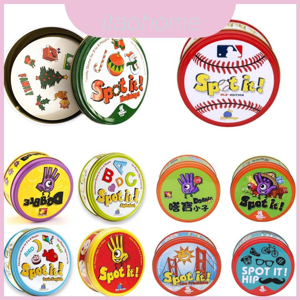 Dobble Spot Familyfriendly It Cards For Fastpaced Matching Fun Skill Building And