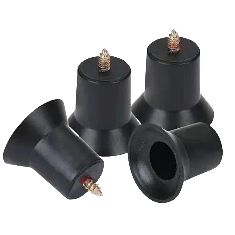 4 Cái Đế bếp gas tích hợp / mặt bàn, bếp gas tròn hỗ trợ cao su đệm chân, chân bếp và giá đỡ chân bế