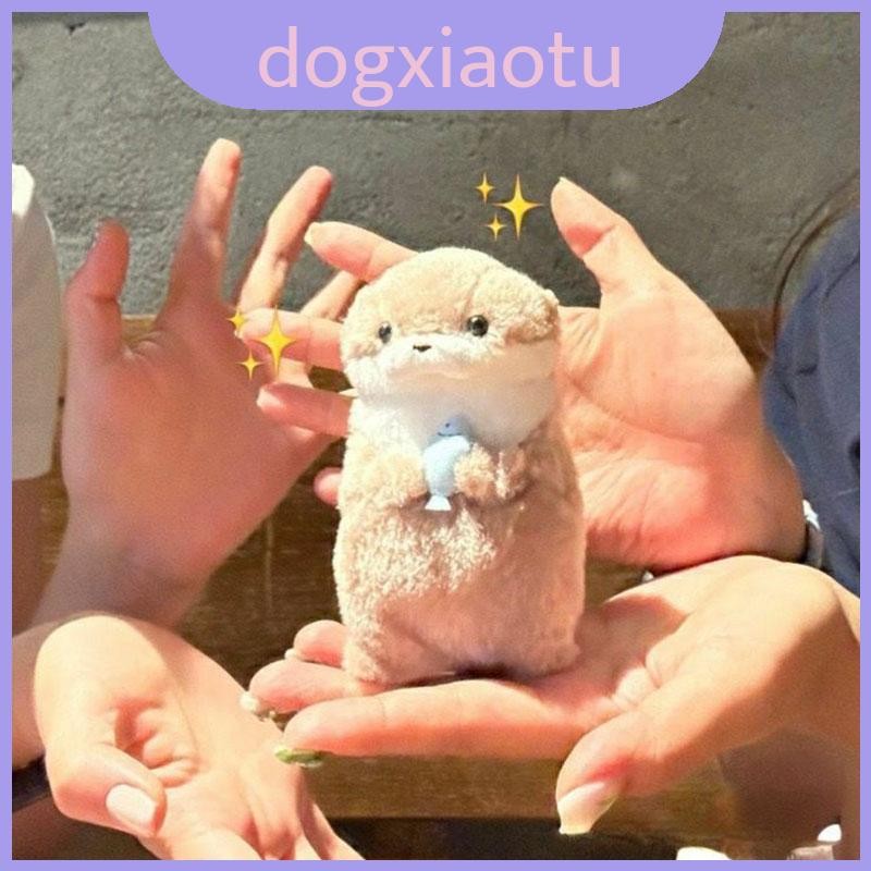 Otter Dễ Thương Amuse Sang Trọng Đồ Chơi Có Cá Đáng Yêu Cho Bé Gái Trang Trí Treo