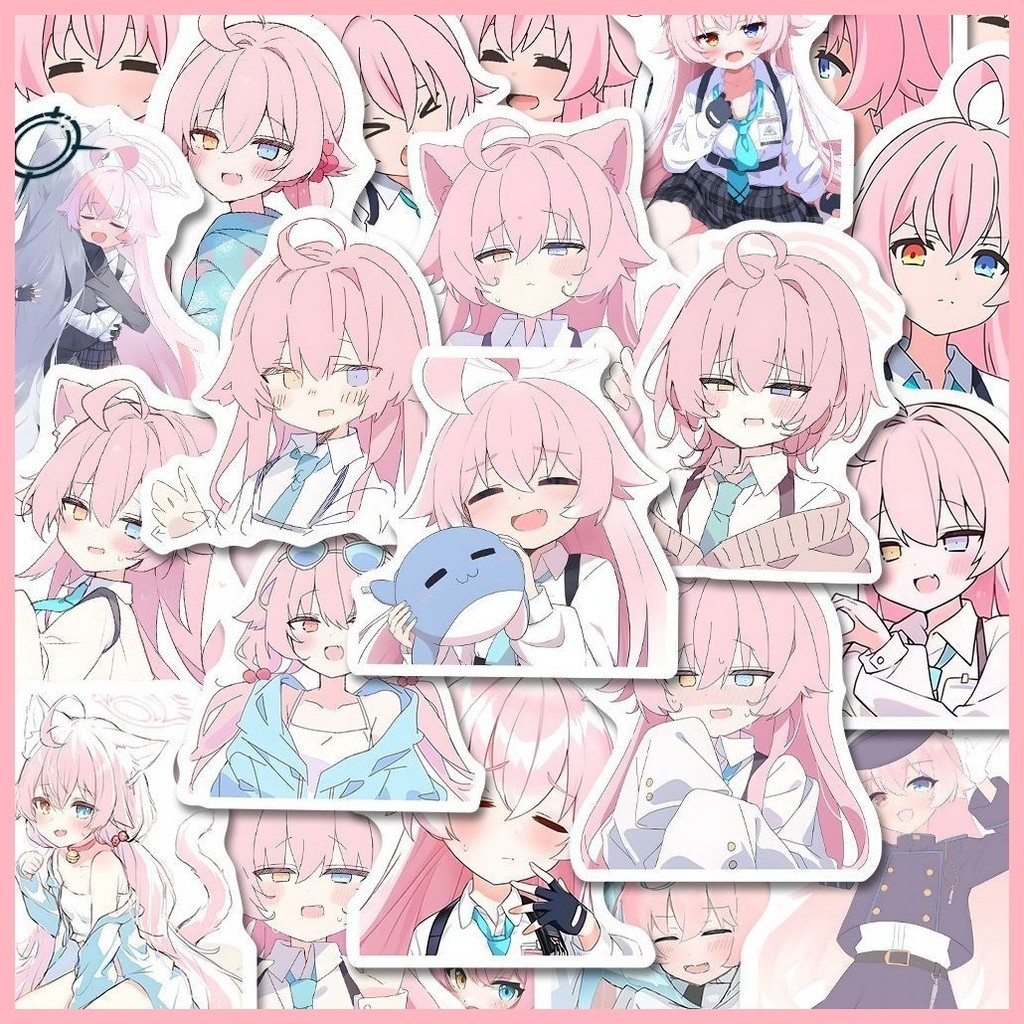 [Guyn] Nhãn dán Blue Archive (57 tờ) Takanashi Hoshino Takanashi Hoshino Takanashi Hoshino Emoticon 