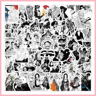 [Guyn] Miếng Dán MỘT PIECE Luffy Zoro (100 Tờ) MỘT Miếng Dán Anime ONE PIECE Bán Chạy Giá Trị Cao Luffy Tự Làm Trang Trí Sáng Tạo Sổ Tay Cốc Nước Miếng Dán Chống Thấm Nước Sanji Nami Chopper Usopp Ace Law Nika