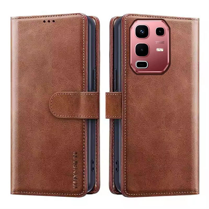 Ốp điện thoại ví cho Infinix Note 50s 50x 5G + có giá đỡ thẻ Đế da lật từ tính Bảo vệ vỏ chống sốc I