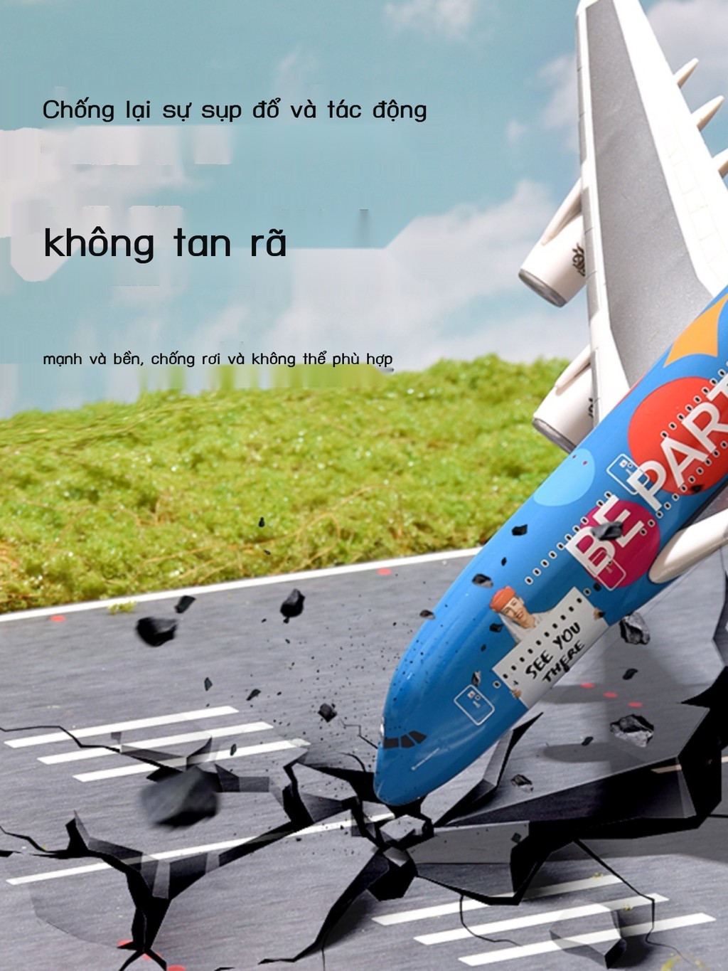 [Siêu Hot]  Mô hình máy bay được lắp ráp Herpa Airbus A380 Emirates Miracle E190 Máy bay Virgin Vir