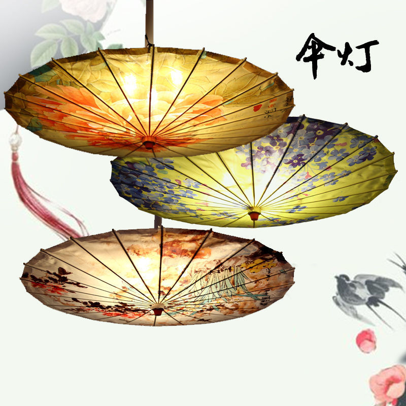 [HÀNG MỚI VỀ] Đèn ô phong cách Trung Quốc đèn chùm giấy dầu ô thủ công phong cách Trung Quốc sáng