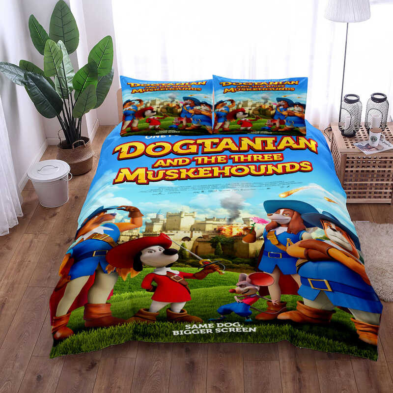 And The Dogtanian Three Muskehounds Children Duvet Cover King Queen Double Twin Single Bed En Se