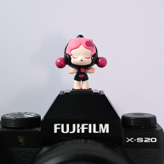 Bubble Mart Hug Camera Dễ Thương Hot Shoe Cover Canon R50 Sony Zv1 Fuji Xt50 Nikon Universal