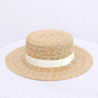 Dành Mùa Hè Cho Nam Giới Và Phụ Nữ Handmade Natural Wheat Women Sun Với Bowknot Wide Edge Fl