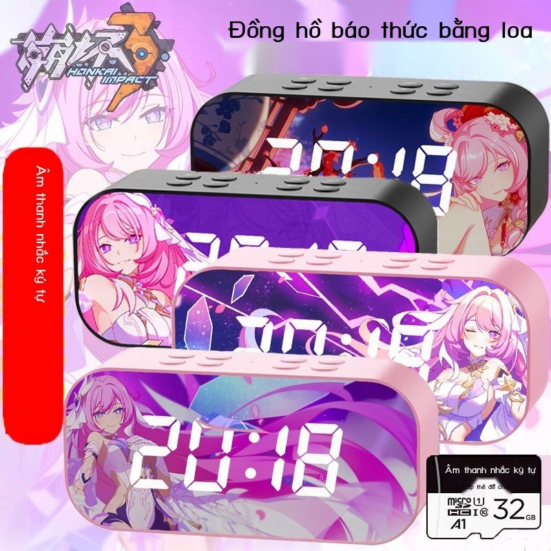 [GIÁ TỐT CHỌN MẪU] Alicia's True Self Herrscher Đồng hồ báo thức bằng giọng nói Loa Bluetooth Âm th