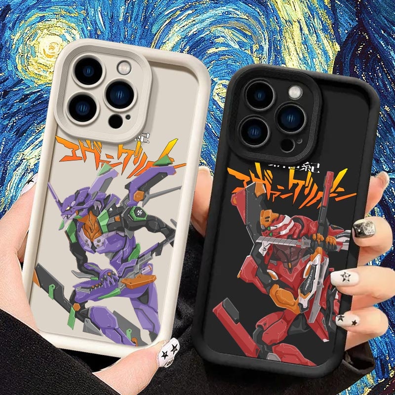 Ốp Điện Thoại Hoạt Hình Neon Genesis Evangelion Anime Cho Redmi Note 11 12 10 9 8 13 Pro Plus 5G Vỏ 